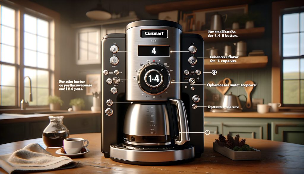 What Does the 1-4 Button Mean on Your Cuisinart Coffee Maker?