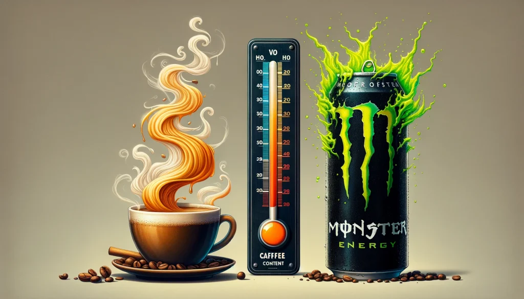 How Much Caffeine in Coffee Compared to Monster?
